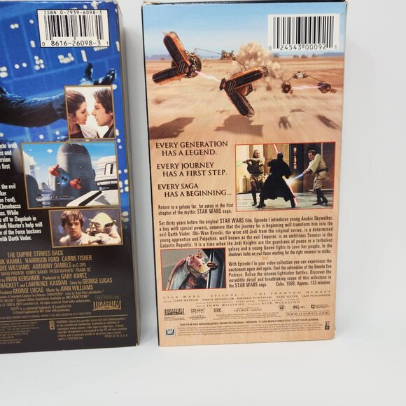 Star Wars VHS Trilogy Special Edition & The Phantom Menace Digitally THX Mastere - Picture 8 of 15